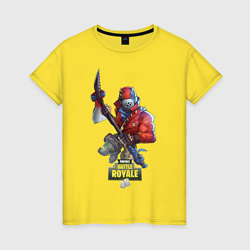 Женская футболка Fortnite Battle Royale / Желтый – фото 1