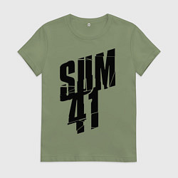 Женская футболка Sum Forty One