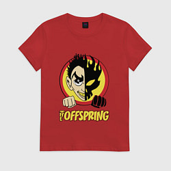 Футболка хлопковая женская The Offspring Boy, цвет: красный
