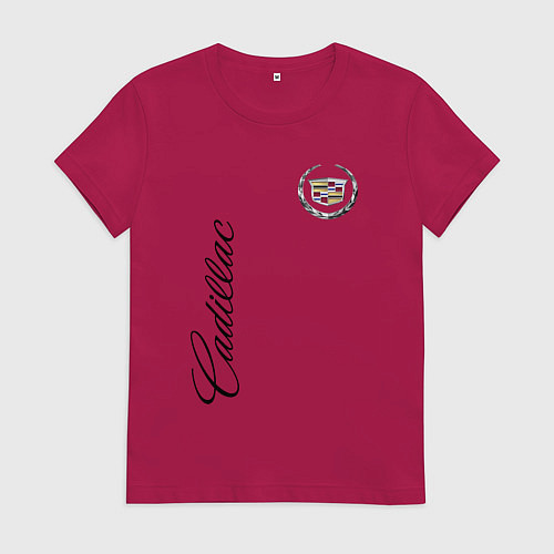 Женская футболка Cadillac / Маджента – фото 1