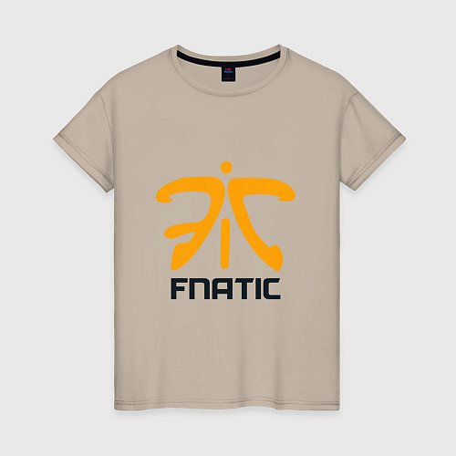 Женская футболка Fnatic / Миндальный – фото 1