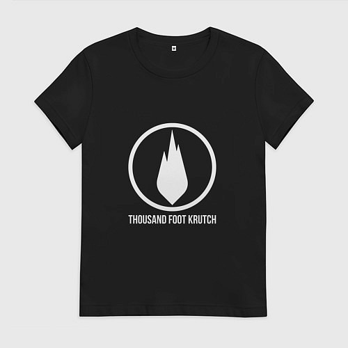 Женская футболка TFK: White Fire / Черный – фото 1