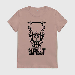 Женская футболка Стрит воркаут чемпион