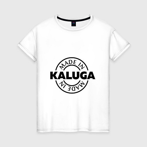 Женская футболка Made in Kaluga / Белый – фото 1
