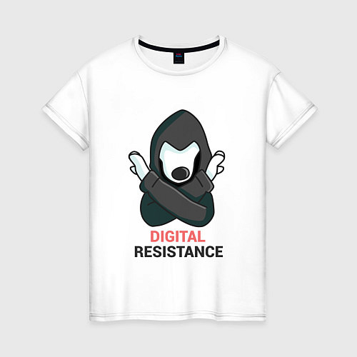 Женская футболка Digital Resistance / Белый – фото 1