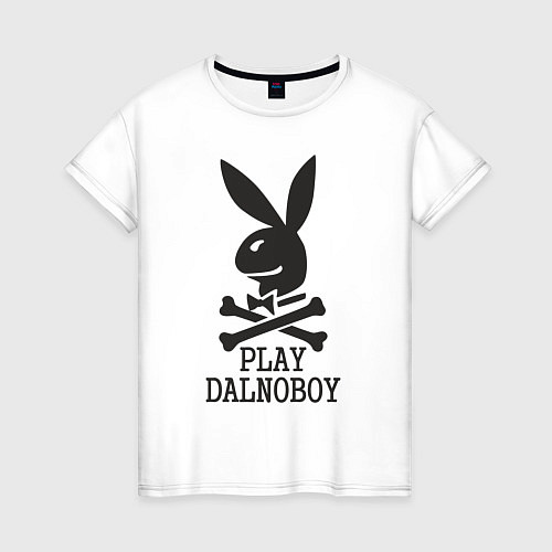 Женская футболка Play Dalnoboy / Белый – фото 1