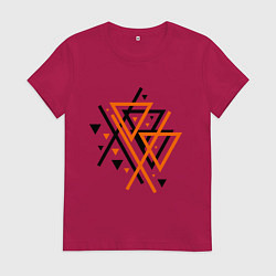 Футболка хлопковая женская Paul van Dyk: Chaos, цвет: маджента