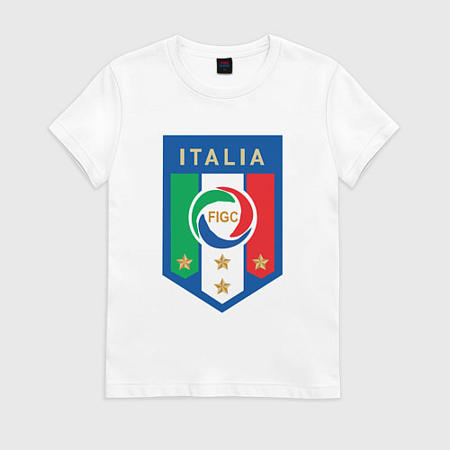Женская футболка Italia FIGC / Белый – фото 1