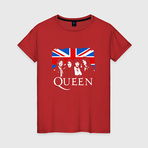 Женская футболка Queen UK / Красный – фото 1