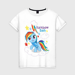 Женская футболка Rainbow Dash