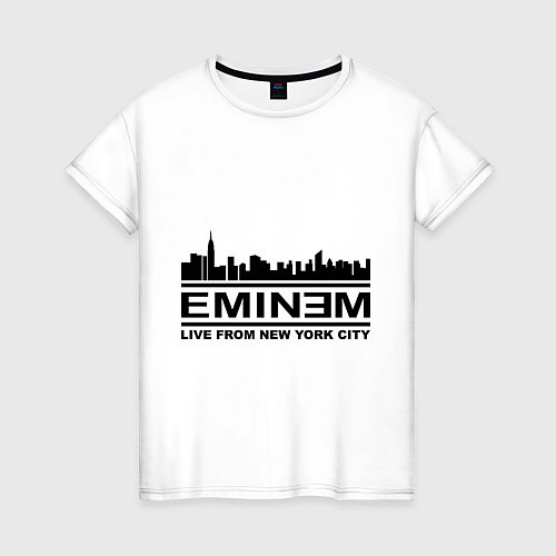 Женская футболка Eminem: Live from NY / Белый – фото 1