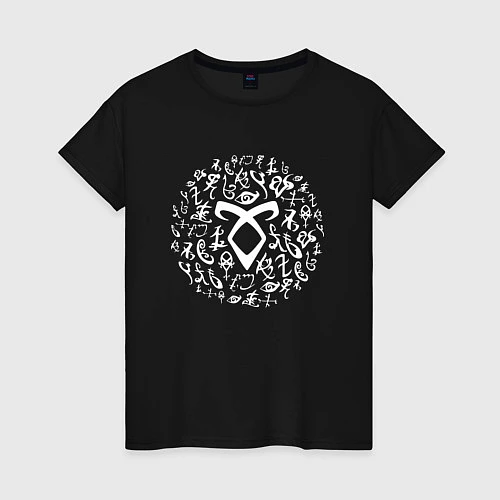 Женская футболка Shadowhunters Runes / Черный – фото 1