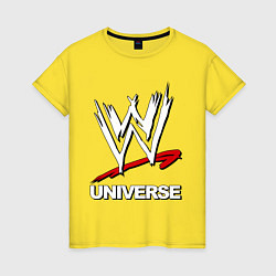 Женская футболка WWE universe