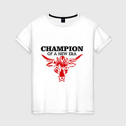 Женская футболка Champion of a new era