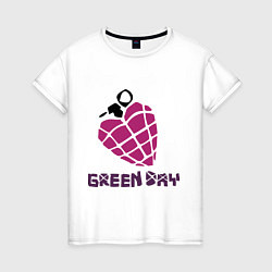 Женская футболка Green Day is love