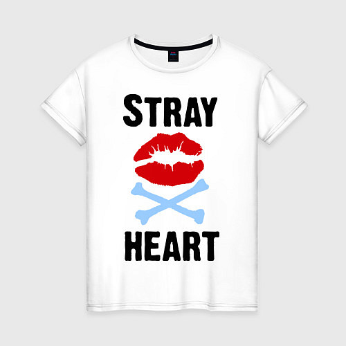 Женская футболка Stray heart / Белый – фото 1