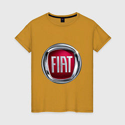 Женская футболка FIAT logo