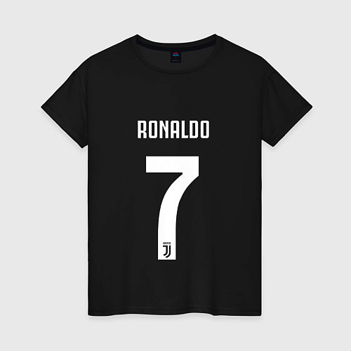 Женская футболка RONALDO 7 / Черный – фото 1