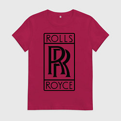 Женская футболка Rolls-Royce logo