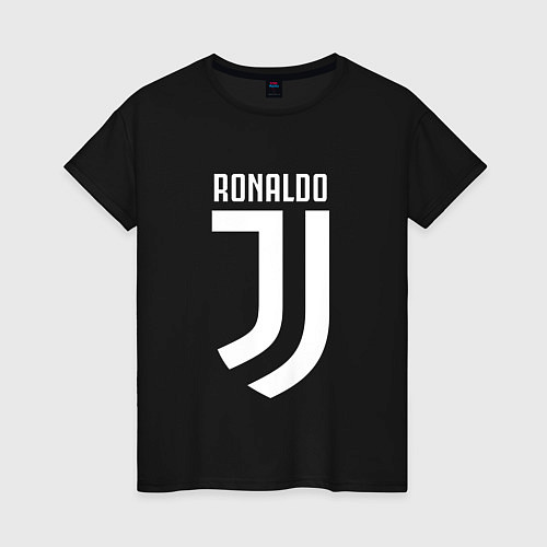 Женская футболка Ronaldo CR7 / Черный – фото 1