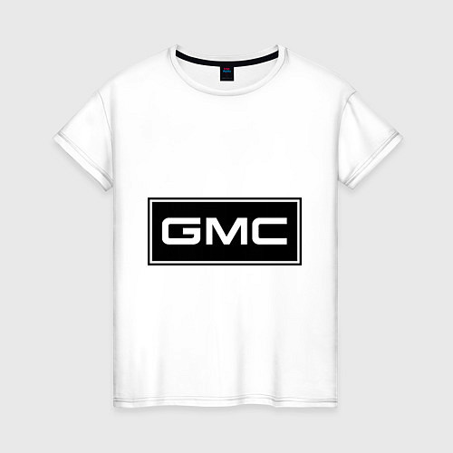 Женская футболка GMC logo / Белый – фото 1