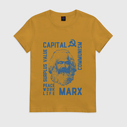 Женская футболка Marx: Capital