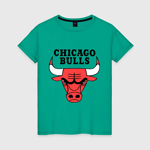 Женская футболка Chicago Bulls / Зеленый – фото 1