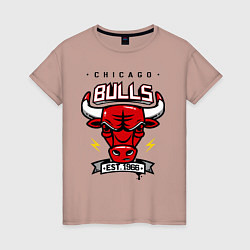 Женская футболка Chicago Bulls est. 1966