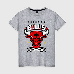 Женская футболка Chicago Bulls est. 1966