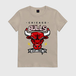 Женская футболка Chicago Bulls est. 1966
