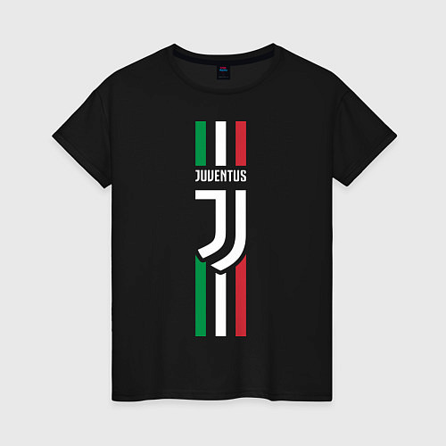 Женская футболка FC Juventus: Italy / Черный – фото 1