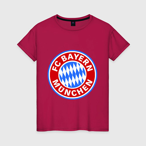 Женская футболка Bayern Munchen FC / Маджента – фото 1