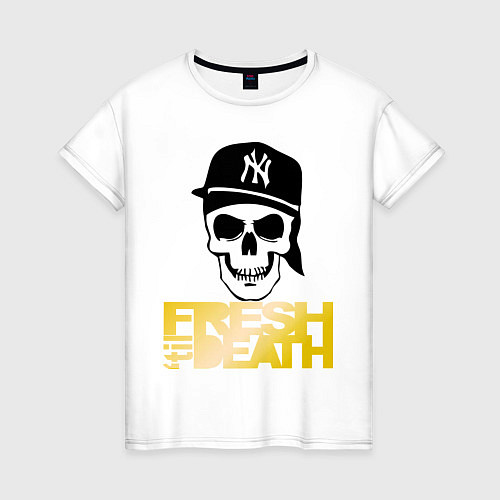 Женская футболка Fresh til Death / Белый – фото 1