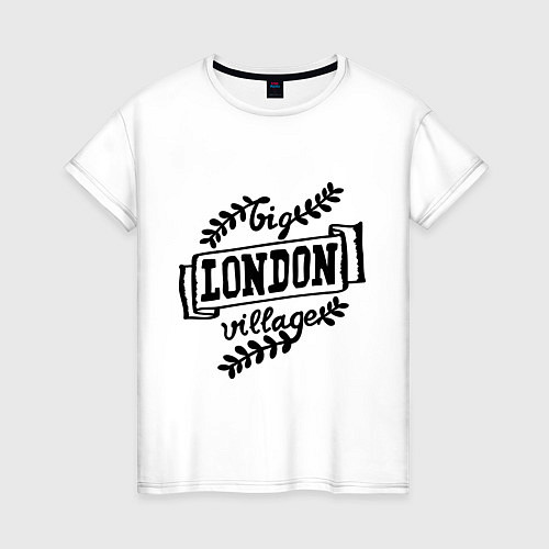Женская футболка Big village London / Белый – фото 1