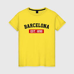 Женская футболка FC Barcelona Est. 1899