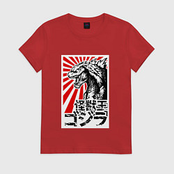 Женская футболка Godzilla Poster