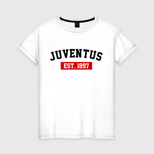 Женская футболка FC Juventus Est. 1897 / Белый – фото 1