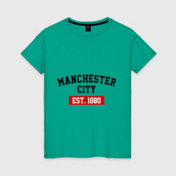 Женская футболка FC Manchester City Est. 1880