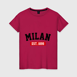 Женская футболка FC Milan Est. 1899