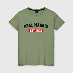 Женская футболка FC Real Madrid Est. 1902