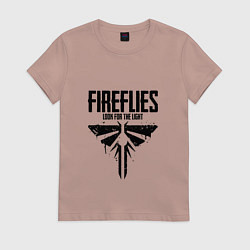 Женская футболка Fireflies: Look for the Light