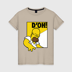 Женская футболка Homer D'OH!