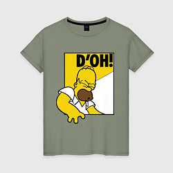 Женская футболка Homer D'OH!