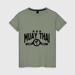 Женская футболка Muay thai boxing