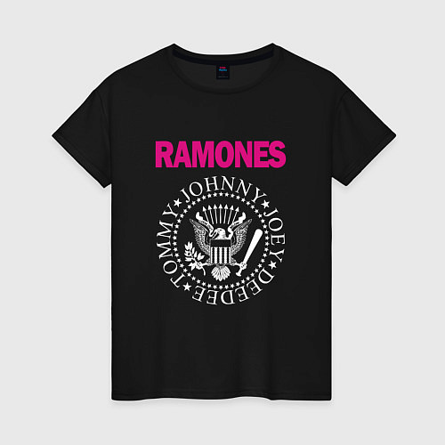 Женская футболка Ramones Boyband / Черный – фото 1