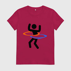 Женская футболка Portal Рoops