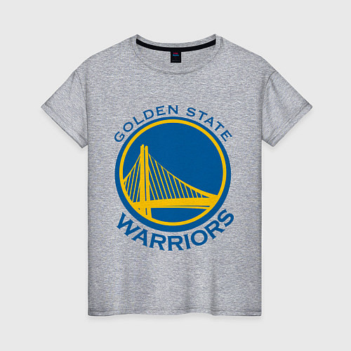 Женская футболка Golden state Warriors / Меланж – фото 1