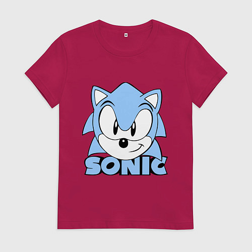Женская футболка Соник / Маджента – фото 1