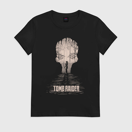 Женская футболка Tomb Raider: Dark Wood / Черный – фото 1