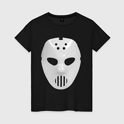 Футболка хлопковая женская Angerfist Mask, цвет: черный